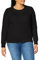 Damen Selected Rundhals Strickpullover | Lockerer Feinstrick Wollpullover | SLFLULU Sweater, Farben:Schwarz, Größe:XS