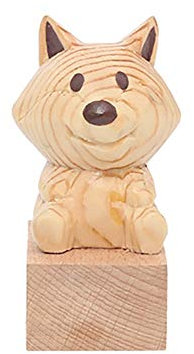 Doorstop door stopper floor Door Stop Wooden Garden Gate Wedges Outdoor Door Windproof And Anti-collision Device (Color : Dog)