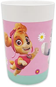 Procos 92882 - Mehrwegbecher Paw Patrol Sky and Everest, 2 Stück, Fassungsvermögen 230 ml, wiederverwendbar, Partygeschirr
