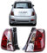 Klarglas Rückleuchten Rot Klar für Fiat 500 2007-2015
