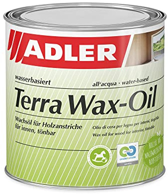 Terra Wax-Oil, 750 ml, ökologisches Holzöl mit Wachs, Holzschutz innen, aus nachwachsenden und natürlichen Rohstoffen hergestellt, farblos