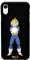 Personalaizer iPhone XR Case Black with a Dragon Ball Z Vegeta Energy Design