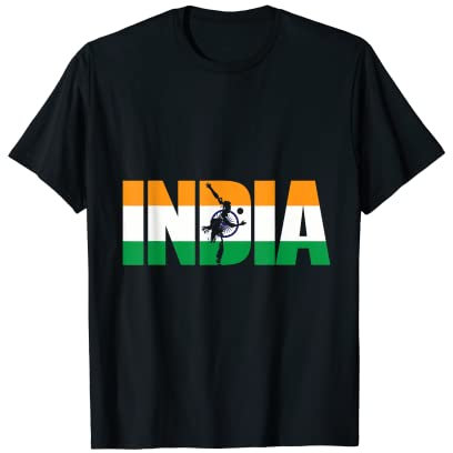 Indien Cricket T-Shirt: Indian 2019 National Fans Trikot T-Shirt