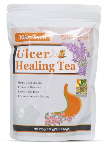 Wins Town Ulcer Healing Tea, Relief Gastritis and Stomachache, Support Daily Stomach Nourishing, 30 Tea Bags
