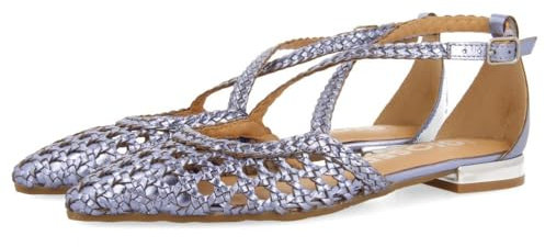 GIOSEPPO LESKOVIC, Women's Ballet Flat, Blue, 38 EU, Blue, 6 UK