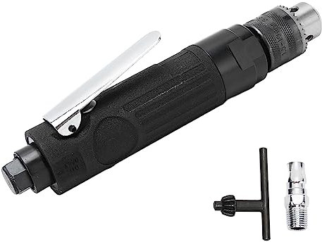 Druckluftbohrmaschine, 3/8 Zoll, Industrielle Gerade Luftbohrmaschine, Zinklegierung, 2200 U/min, Pneumatische Bohrmaschine, Bohren, Gravieren, Polieren, Werkzeug mit