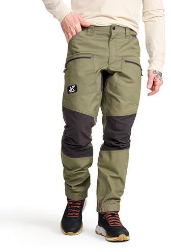 RevolutionRace Herren Nordwand Pro Pants, Hose zum Wandern und für viele Outdoor-Aktivitäten, Kalamata, L