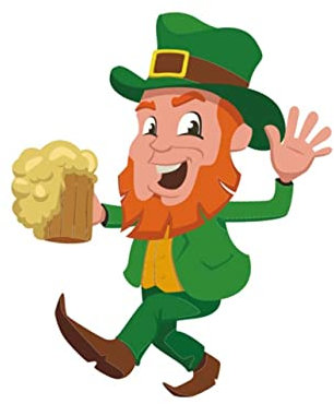 BUTIFULSIC Cartoon-Aufkleber 1Stk Karikatur Aufkleber zum St. Patricks Day Dekor Türaufkleber Fensterplakate St Patrick Tagesaufkleber Glücklich tür aufkleber Irland schmücken Wandaufkleber