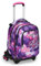 Seven Trolley Scuola Jack Detach 3 Ruote, Viola Fucsia, Bubble Street, 3 in 1, Zaino Con Carrello Sganciabile, Tasca Amovibile Uso Zainetto e Crossover System, Zaino Scuola Viaggio, Bambina Ragazza