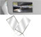 NAROSEBE 2 Specchietto Cosmetico Auto Specchietto Per Visiera Auto Specchio Di Trucco Automatico Della Visiera Del Sole HD Specchio Autoadesivo Portatile Dell'Acciaio Inossidabile Interno Auti 15*8cm