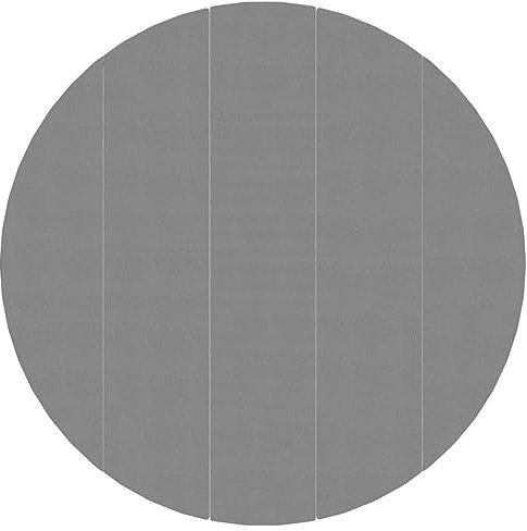 Kavolet Paño de Suelo para Piscina, Alfombrilla de Suelo, Cubierta de Piscina, protección del Suelo, Cubierta de protección del Suelo, para Piscina, Color Gris Claro, diámetro de 550 cm, poliéster