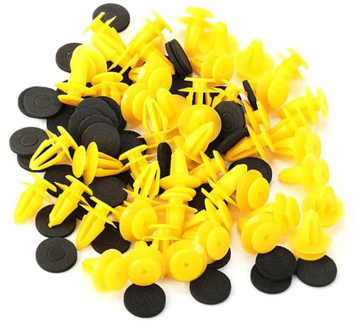 Auto Befestigung Clips für Lada Vesta Niva Kalina Priora Granta XRAY, 50 Stück Autotürverkleidungs-Clips, Befestigungselement, 10 mm Loch