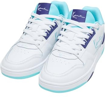 Karl Kani Herren KKFWM000369 LXRY 2K 44 White/Aqua/Blue
