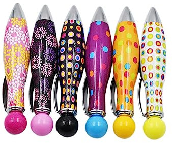 Kugelschreiber Typ 1.0, für Büro, Schreibwaren, Schreibgeräte, Kugelschreiber, bunter Bowling-Stift, zufällige Farbe, 1 Stück