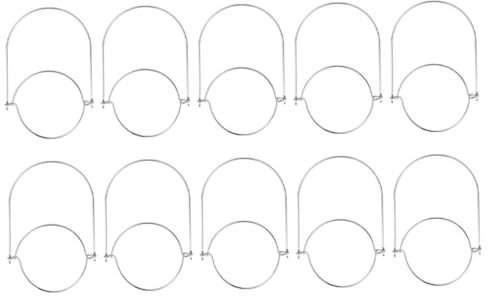 SHOWERORO 10stücke Teiliges Edelstahl Einmachglas Aufhängehaken Rostfrei Langlebig Mit Glatten Kanten Praktischer Einmachglas Halter Für Einkochgläser Weckgläser Und Küchendekoration