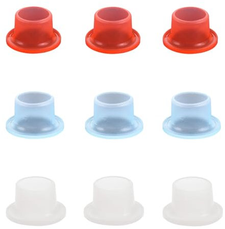 RTRTGS Lot de 9 joints d'étanchéité anti-fuite en silicone pour robinet - Joints en caoutchouc pour valves