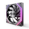 AsiaHorse Nyota ARGB Ventilador PC 140MM [1 Piezas] [HDB] Ventilador RGB de 89,77 CFM/1800 RPM/3,24 MMH2O 5V 3 pines ARGB 12V 4pines PWM vida útil de 50000 horas