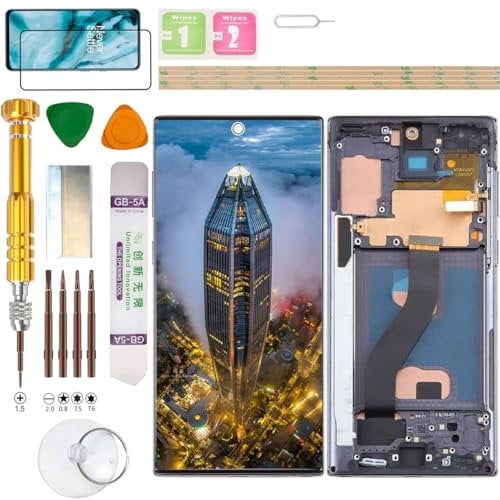 Gadget Troops Kit de remplacement d'écran LCD pour Samsung Galaxy Note10 EE (Note 10) SM-N970F/DS, N970U, N970U1, N9700, N970W, N970N, N970X (Noir)