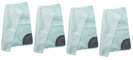 NIYANGLE 4stücke Küchentücher Mikrofaser Saugstarke Reinigungstücher Für Geschirr Und Töpfe Wiederverwendbar Und Für Haushaltsreinigung