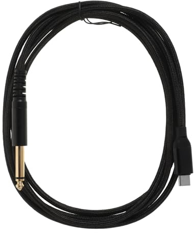 CONGARTENO USB Type-c to Electric Guitar Audio Cable Compact Recording Cord Stable Transmission Play Instrument Connection for Guitar Parts