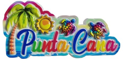 Punta Cana - Imanes de nevera 3D para decoración de nevera