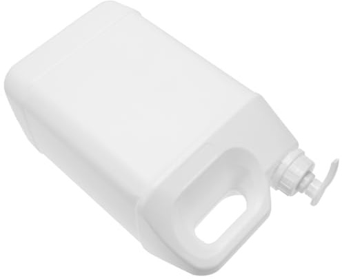 Homoyoyo Distributeur de Détergent à Lessive 4L Pompe Rechargeable Bouteille Vide pour Gel Bain et Liquide Vaisselle Usage Quotidien