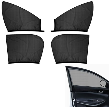 ONEMAJI 4 Pezzi Zanzariere per Finestrini Auto per BMW X2 (U10) 2023 2024-, Protettivo Traspirante Protezione Insetti Maglia Fina Oscuranti Laterali,SUV