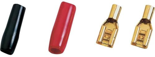 Sinuslive Set-3 bis 2,5mm Flachstecker 12 Paar 2,8mm / 4,8mm Lautsprecherstecker