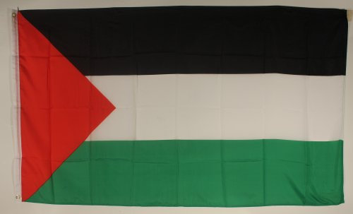 Buddel-Bini Flagge Fahne ca. 90x150 cm : Palästina Nationalflagge Nationalfahne