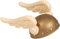 W WIDMANN MILANO Party Fashion 8542A - Gallier Helm, mit ansteckbaren Flügeln, Römer, Accessoire, Kopfbedeckung, Fasching, Karneval, Mottoparty
