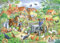 House of Puzzles Big 250 Piece Jigsaw Puzzle - Keeping Busy Theme
