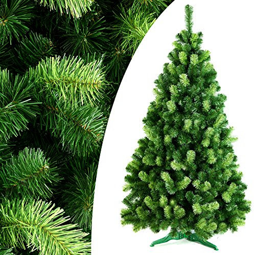 DecoKing 180 cm Künstlicher Weihnachtsbaum Tannenbaum Christbaum Tanne Daria Weihnachtsdeko