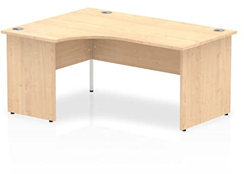 I000453 - Dynamic Impulse Panel End 1600 Left Hand Crescent Desk Maple