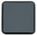 prise de courant 2p+t 16a schuko hager cubyko composable grise