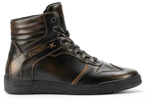 Stylmartin Motorradschuhe ATOM Sneaker Mesh schwarz mit Knöchelprotektoren Größe 44