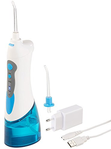 newgen medicals Zahndusche: Akku-Munddusche, 180-ml-Wassertank, 1.700 Impulse/Min., 120 psi, USB (Water Flosser, Elektrische Munddusche, Schall zahnburste)