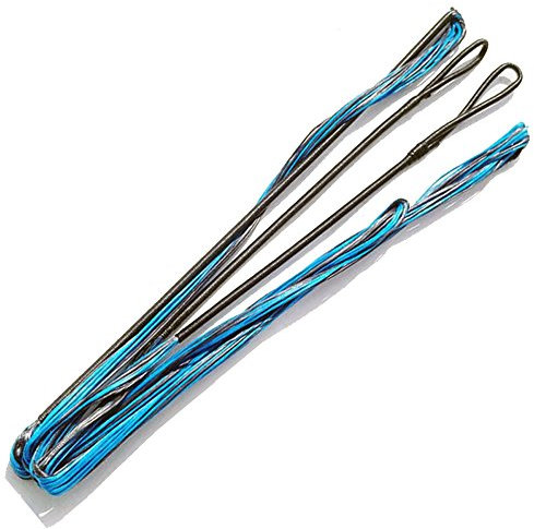 Milaem Bogenschießen Bogensehnen Handgemacht Ersatz Sehnenlänge 56-66 Bogen Sehnen 16 Stränge für Recurve Bogen Langbogen