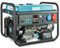 Generador de gasolina KS 7000E-1/3 con sistema de cambio de fase VTS,generador electrico 5500W, arranque manual/eléctrico,1x16A (400V),1x32A (230V) motor EURO-V,power station con(AVR)