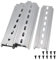Taiss 5 Stücke 15cm hutschiene Aluminium Anti-Rost DIN-Schiene für Verteilerschrank Steuerungsschrank Klemmleisten Oberputzinstallation, 35mm breit, 7.5mm hoch, lang 150mm/6