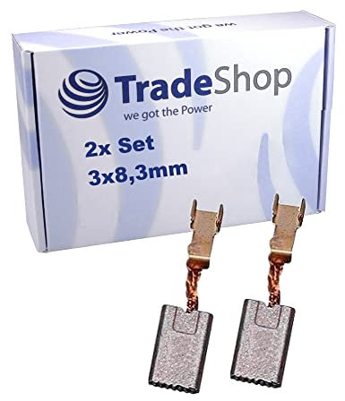 2x Kohlebürsten für Hilti 419997 Reversing switch SFC 14/22-A / 419996 Screw K3x16 SFC 14-A / 416596 Rating plate SFC 14-A USA Motorkohlen Kohlestifte