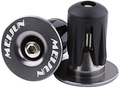 VBESTLIFE 2 Stück Fahrrad Lenkerendkappen für die meisten Fahrräder - Bronzing