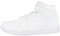 Nike Herren Air Jordan 1 Mid Basketballschuh, Weiß Weiß/Weiß, 44 EU