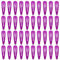 Lot de 40 barrettes à cheveux colorées en métal de 5,1 cm pour femme (violet)