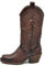 IF Fashion Cowboy Western Scarpe da Donna Stivali Stivaletti Punta Quadrata Camperos Texani Etnici 886 marrone N.40