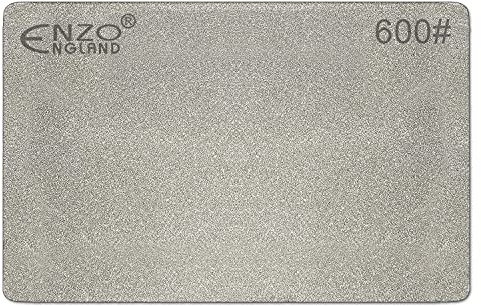 ENZO ENGLAND Schleifstein für Messer, Messer, Rasierklingen, Haken (600/1000)
