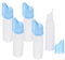 Ciieeo Vaporisateur Vide 5 PCS de Pulvérisation Nasale 70 Ml Brume Nasale Pulvérisateur Couvercle en Plastique Aromathérapie Parfum Flacon de Flacon D' application Rechargeable