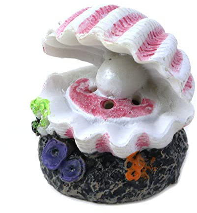 Tighall Aquarium Vulkan mit Luftstein Bubbler Vulkan Ornament Aquarium Bubble Maker Aquarium Luft Bubbling Airstones