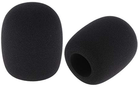 2Pcs Large Microphone Foam Windshield for (40mm)