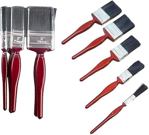 Buystarget 10 Pack Paint Brush Set No Bristle Loss Paint Brushes Advanced Decorating DIY