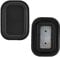 KIMISS 4PCS Bass Speaker, Radiator Auxiliary Rubber Car Subwoofer Tube Plate Passive Box Port Vibration OvalRectangle 65x45 Black